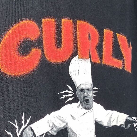 Vintage Black Graphic Single Stitch Three Stooges Size Large - Picture 9 of 12